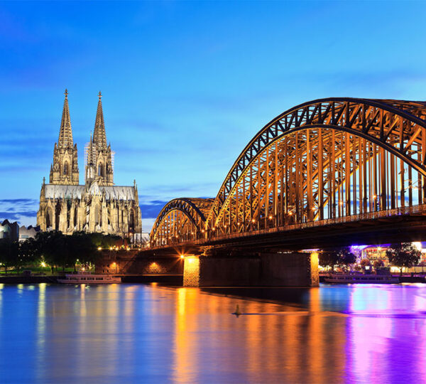 Germany - Cologne cathedral and Hohenzollern Bridge
